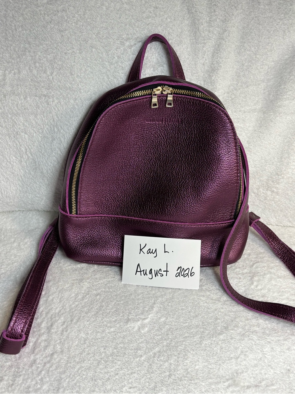 Portland Leather Rue Ultra Violet Backpack - Women